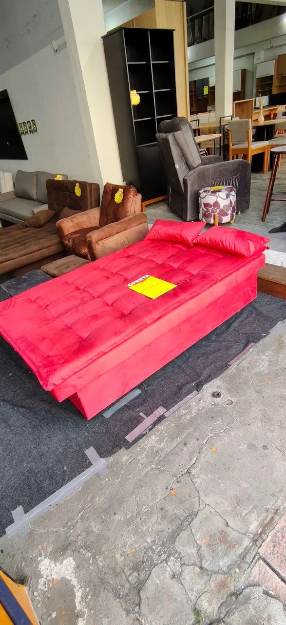 SOFA CAMA VENEZA VARIAS CORES 