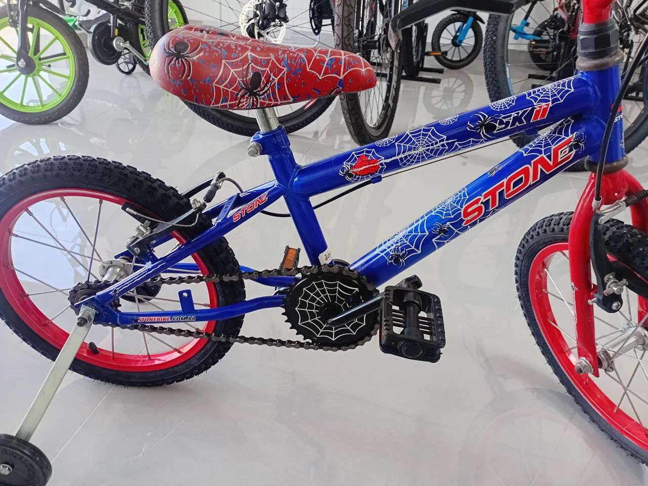 Bicicleta homem aranha aro 16 - Foto 2