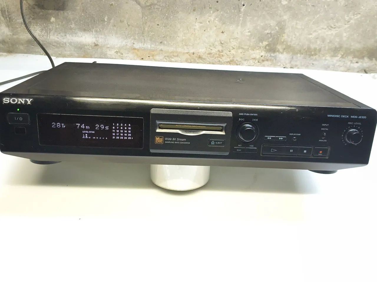 Gravador de MD mini disc sony MDS je320 - Aparelhos de Som - Bela
