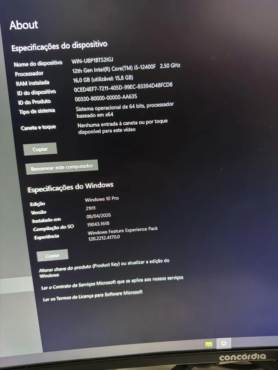 i5-12400f PC GAMER