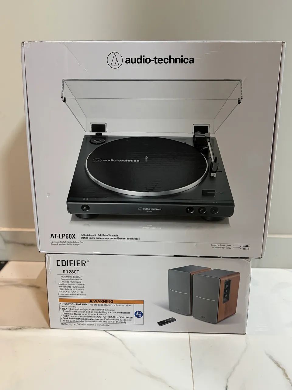 Kit Vinil Completo Audio-Technica + Edifier ? Setup Hi-Fi para LPs