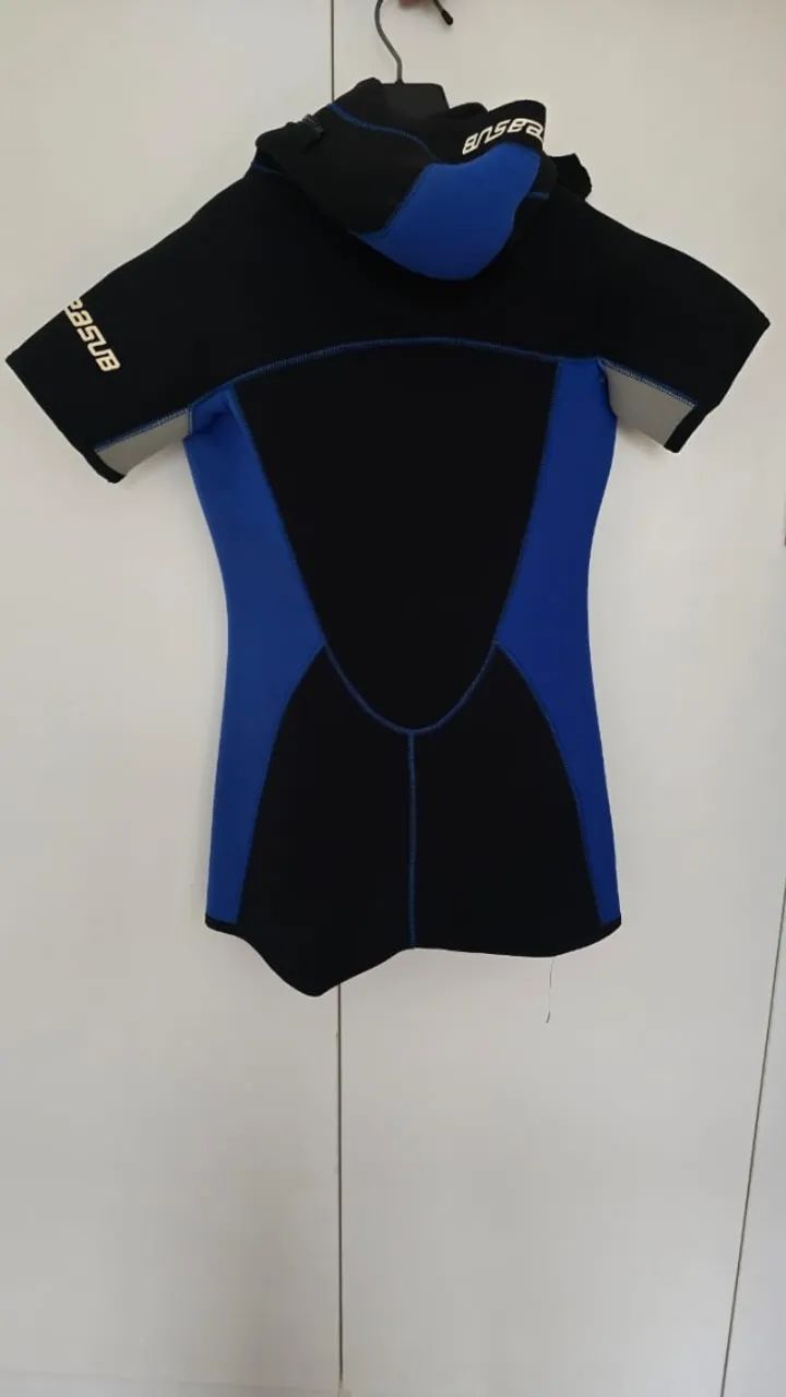 Conjunto Seasub Macacão de Mergulho de Neoprene 5mm Feminino (Novo) - Foto 4