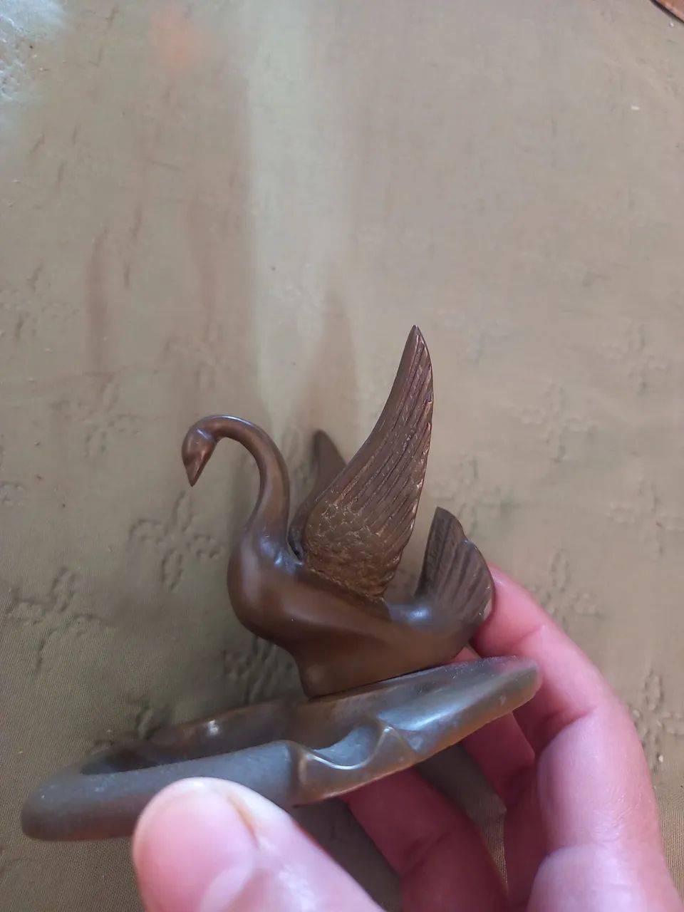 Cinzeiro antigo em bronze  - Foto 2