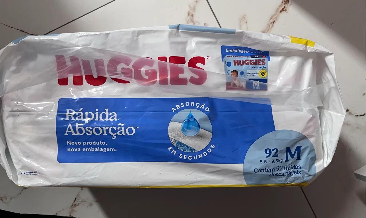 Fralda Huggies tamanho M  - Foto 3