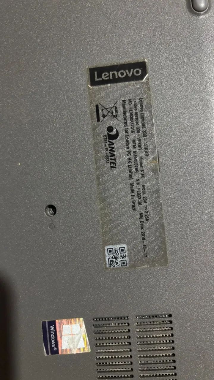 Notebook Lenovo Ideadpad 330 15IKBR - Core i5 -8geraçao - LEIA - Foto 2