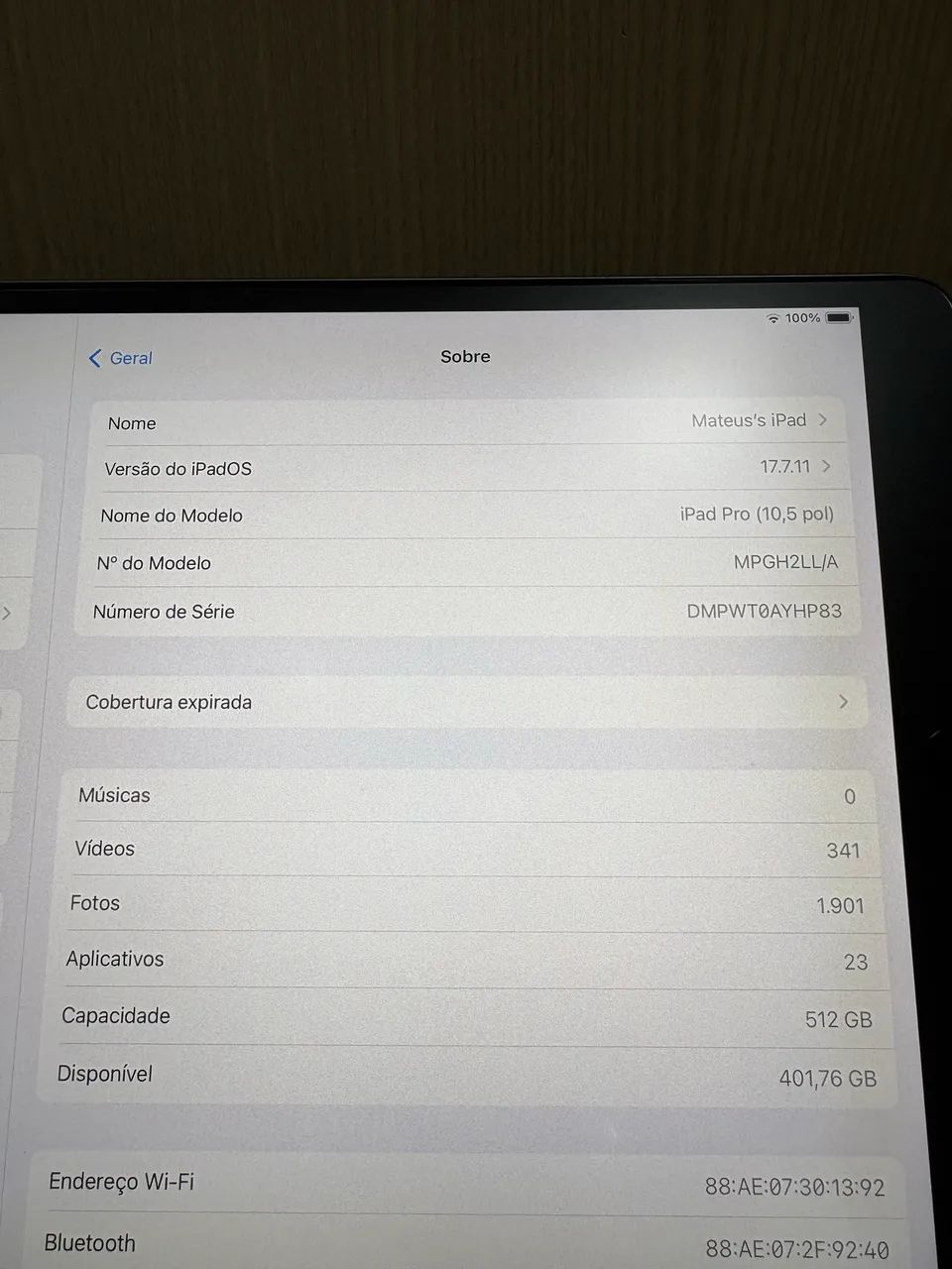 iPad Pro 2017 512gb + Apple Pencil 1ªGeração - Foto 2
