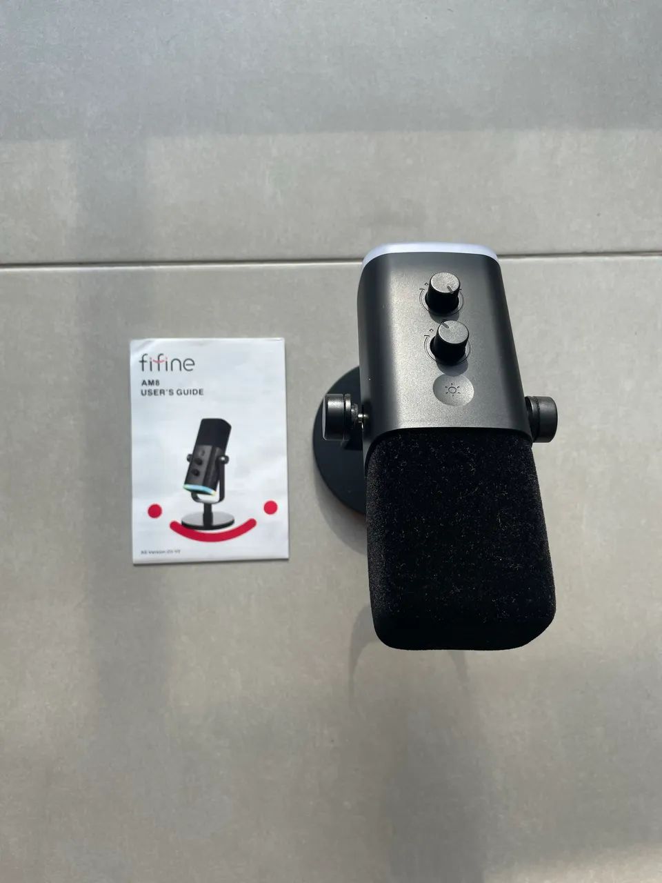 Microfone Fifine AM8 Dinâmico (USB/XLR) com RGB - Estado de Novo na Caixa! - Foto 4