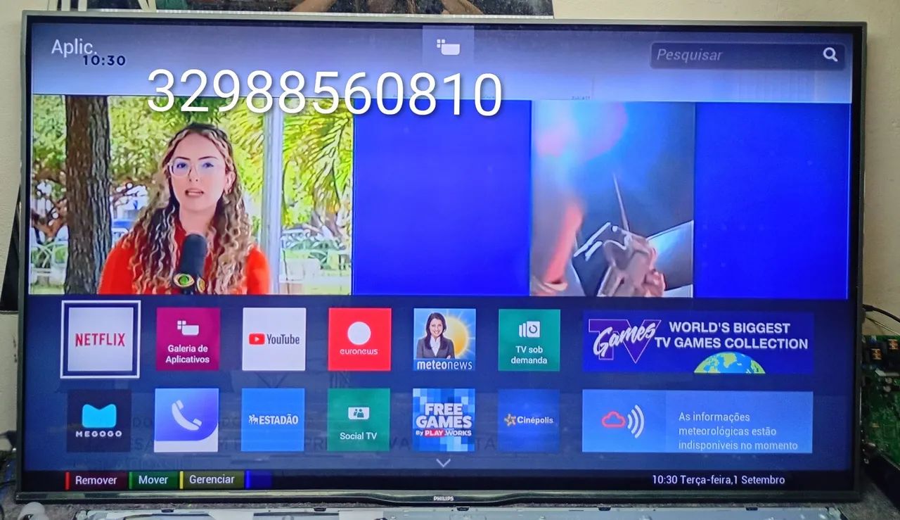 Tv Philips 55 polegadas smart 