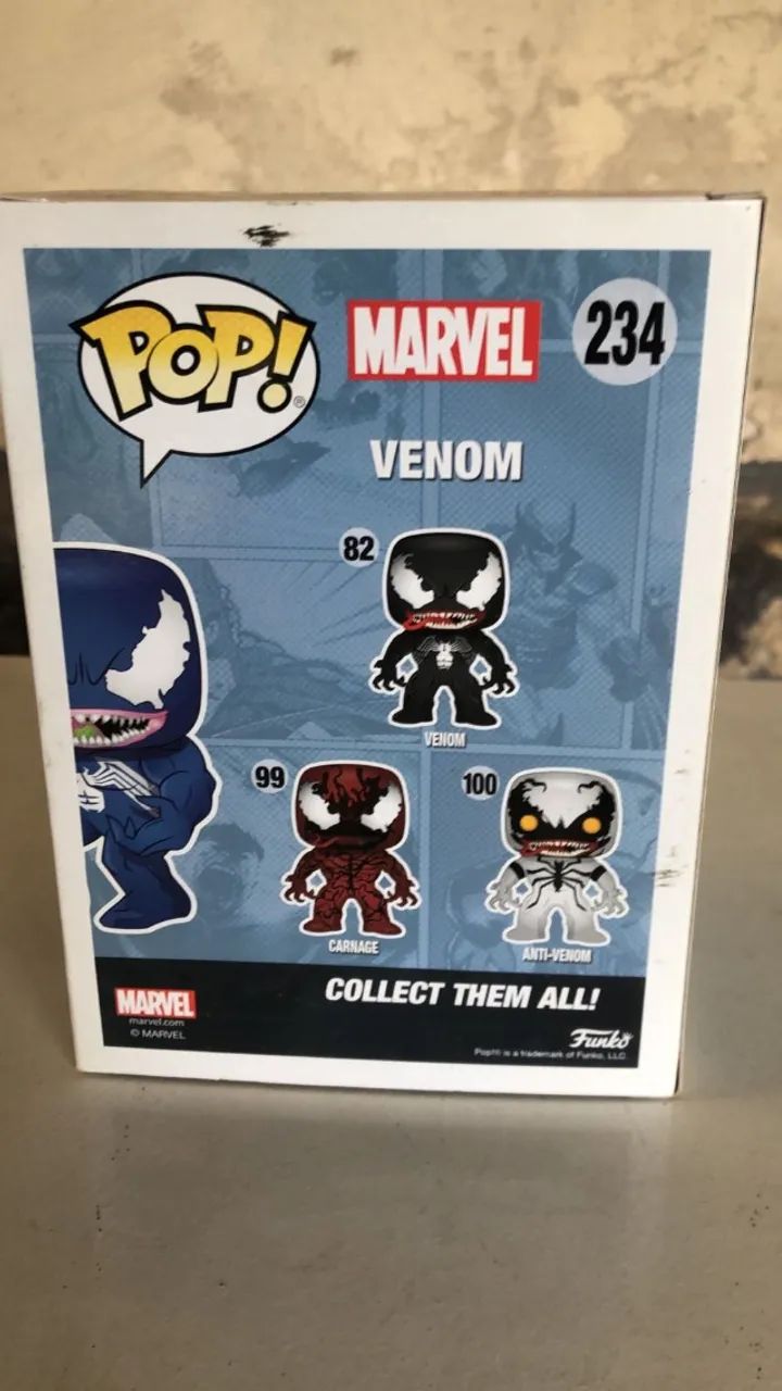 Funko Pop! - 234 Marvel Venom - Original - Hobbies e coleções