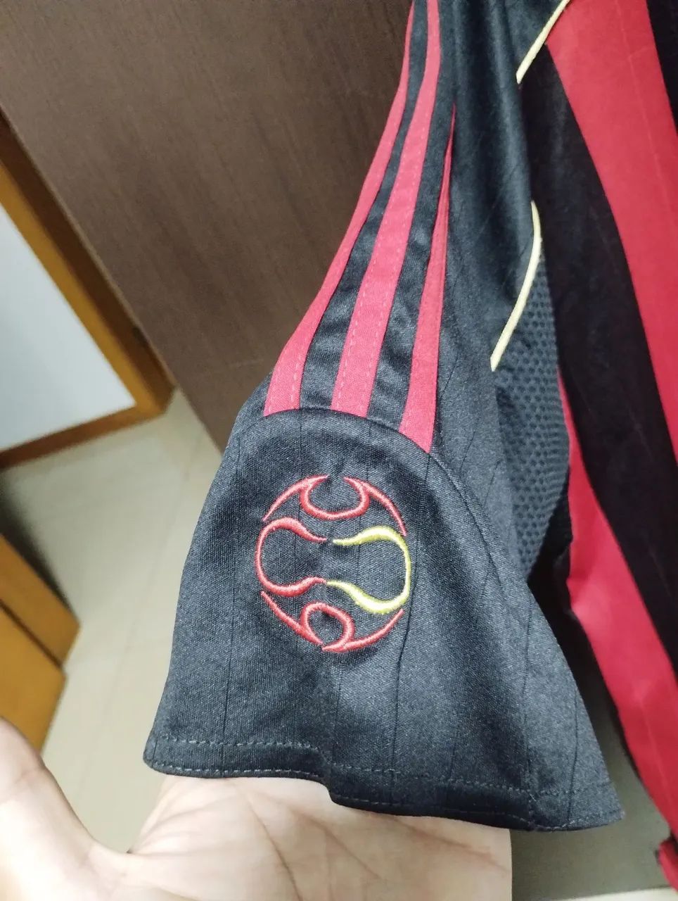 Camiseta Milan Adidas Teamgeist 2006 - Foto 4