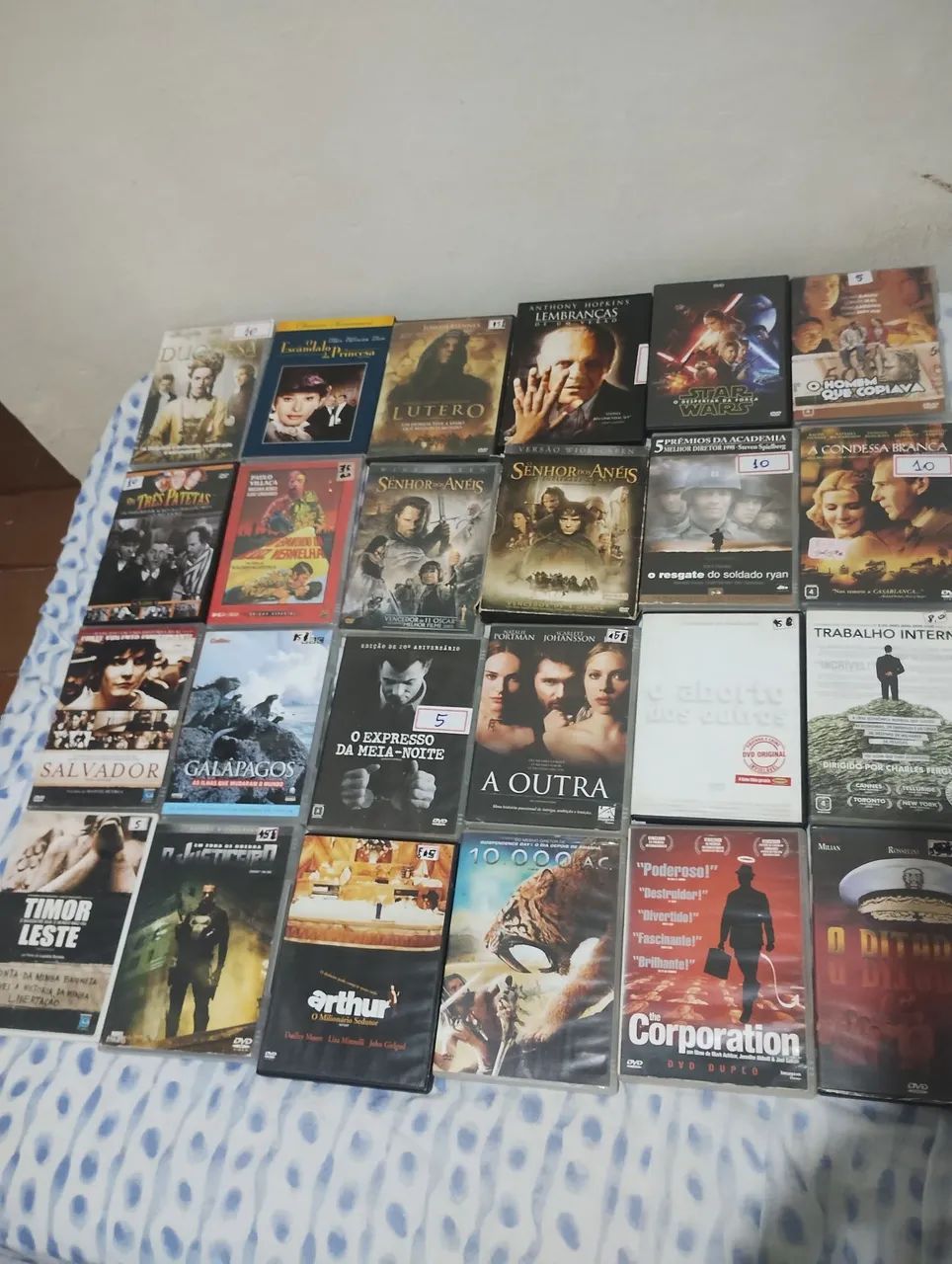 Lote 56 dvds + 1filme 2d bluray +3blu rays 3d no estado  - Foto 4