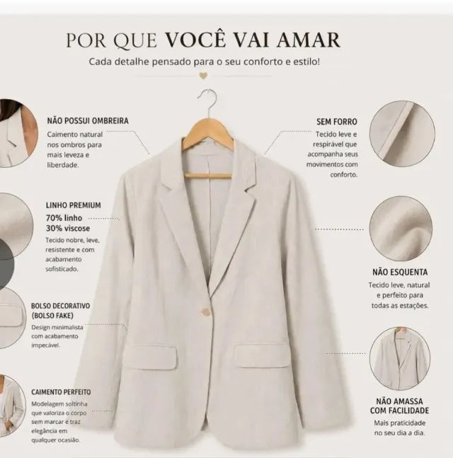 Blazer cru - Foto 4