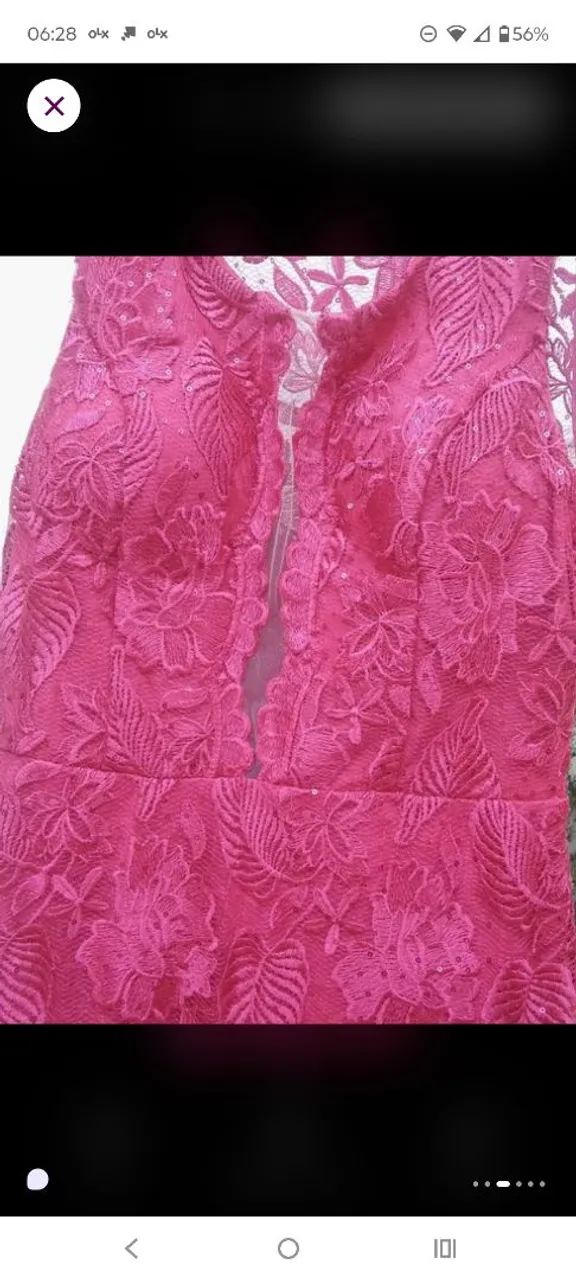 Vestido festa pink M - Foto 4