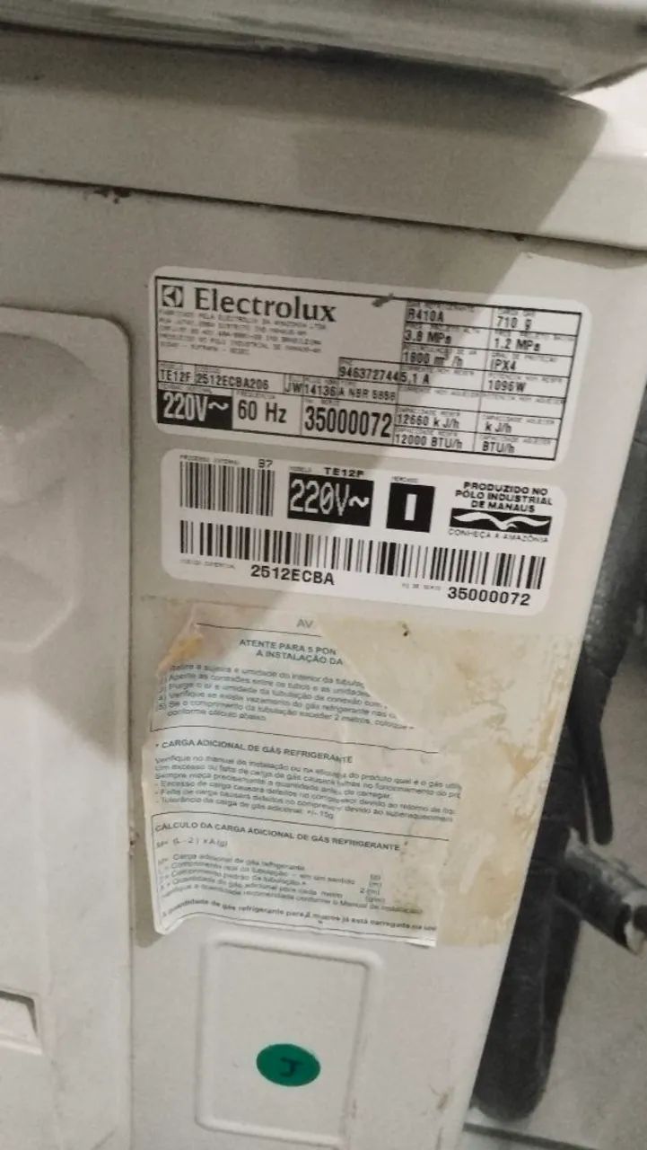 Ar condicionado Splinter Eletrolux 12 mil BTUs  - Foto 3
