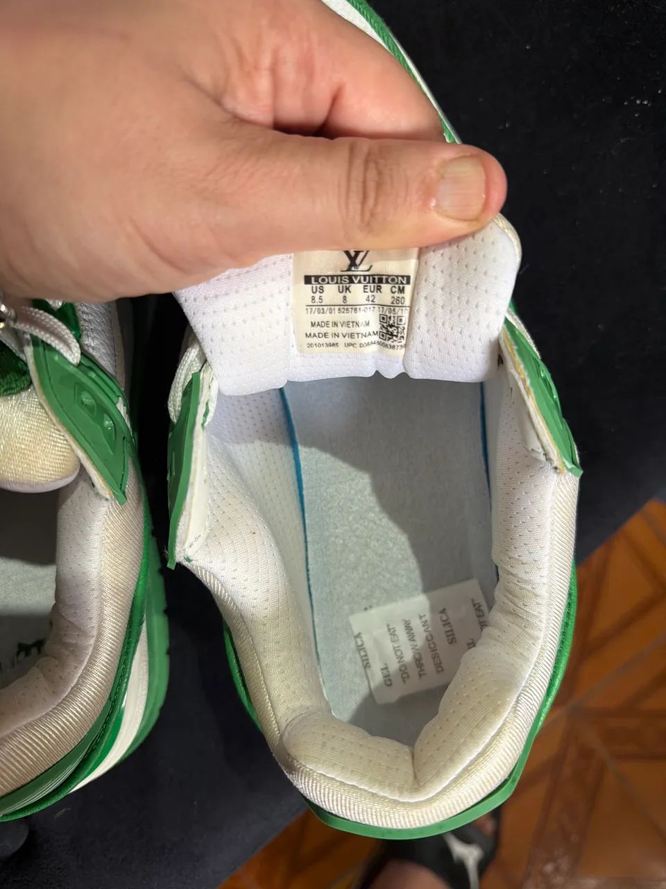 Tênis Louis vuitton TAM 39 Br importado  - Foto 4