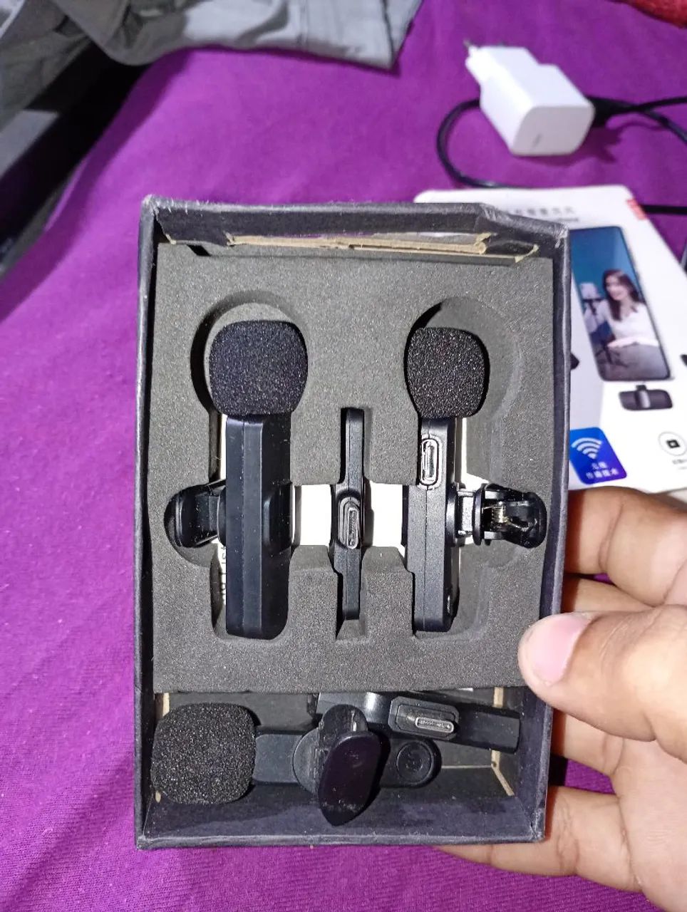 Microfone de lapela K9 