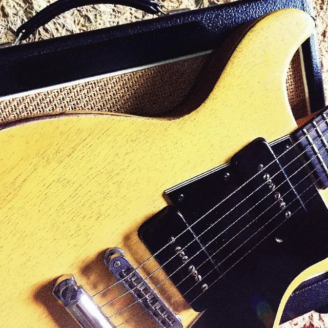 Guitarra Gibson Les Paul Double Cut Cutaway Faded Yellow P90