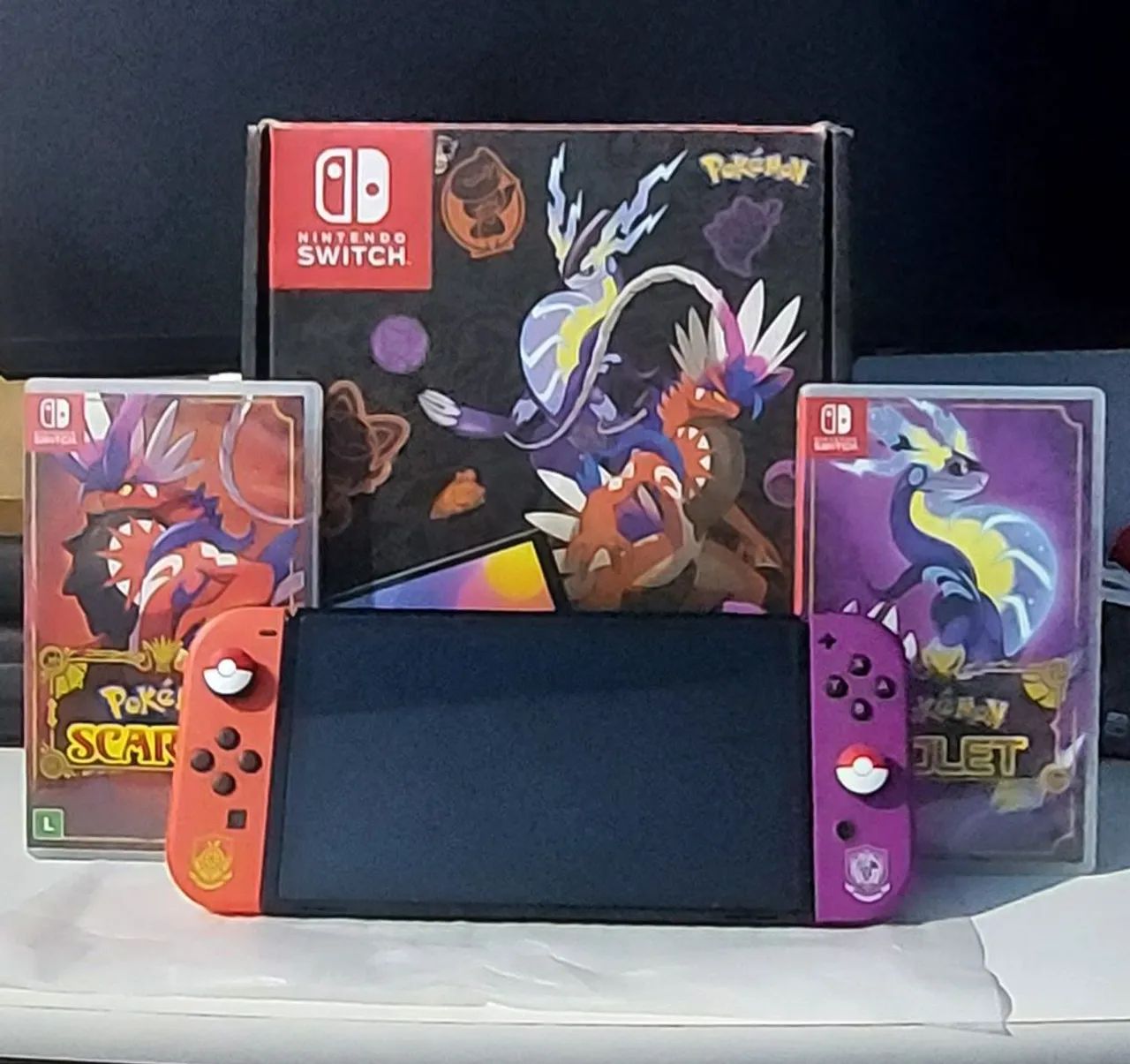 Nintendo Switch Oled Edição Pokémon Sem jogos