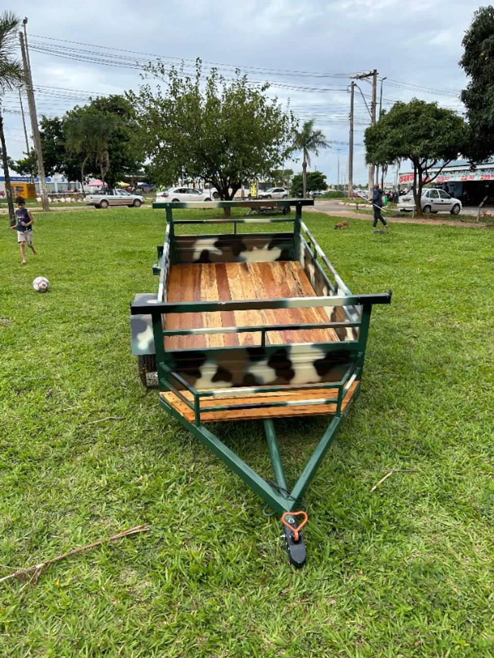 Carretinha 2.00 x 1.20 Novo com ótima capacidade de carga -  Reboque - Foto 4