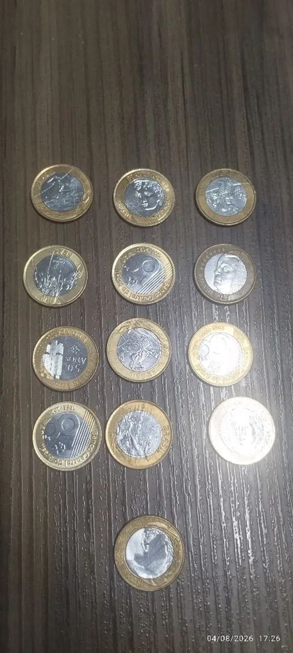 Moedas colecionador 