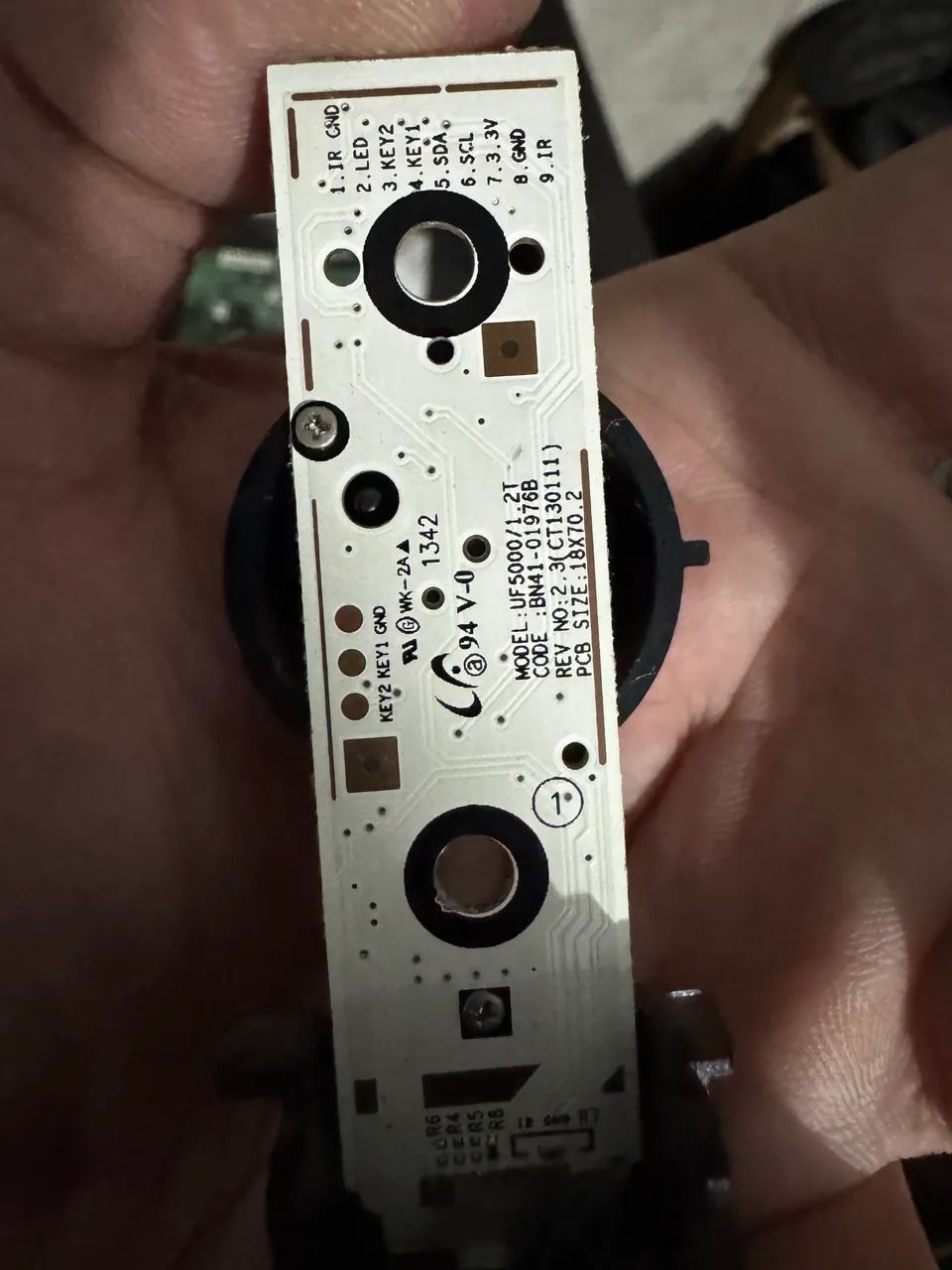 Botao power controle tv LT23D310 - Foto 2