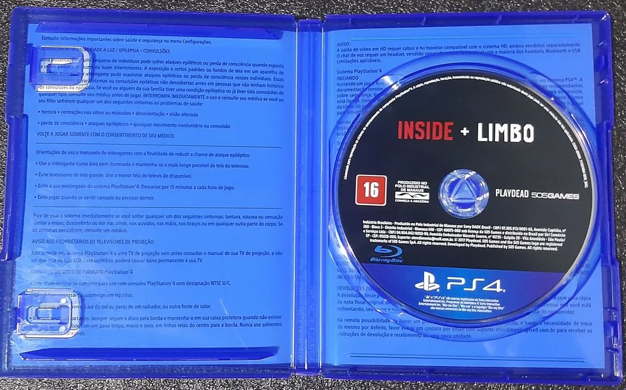 Inside limbo ps4 semi-novo - Foto 2