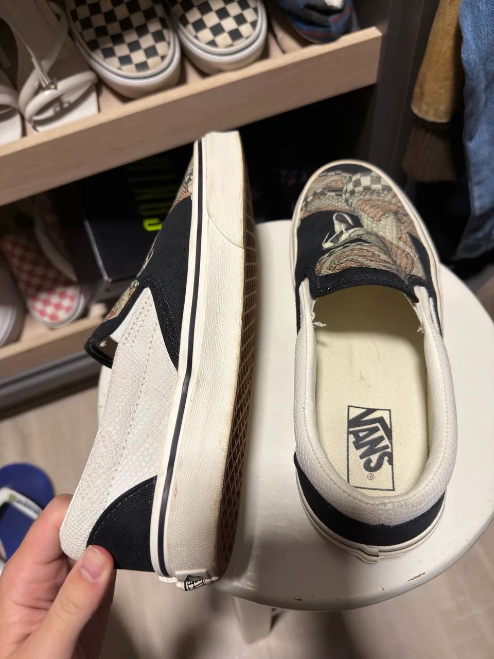 Tênis Vans Classic Slip-On Snake Black (Edição Limitada) - Foto 3