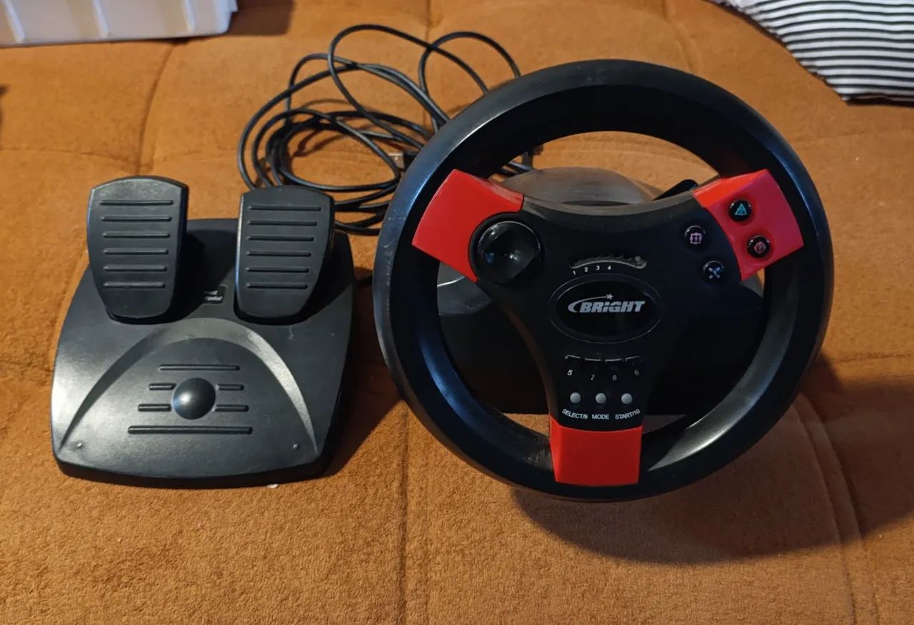 Volante e pedal PS3 - Foto 2