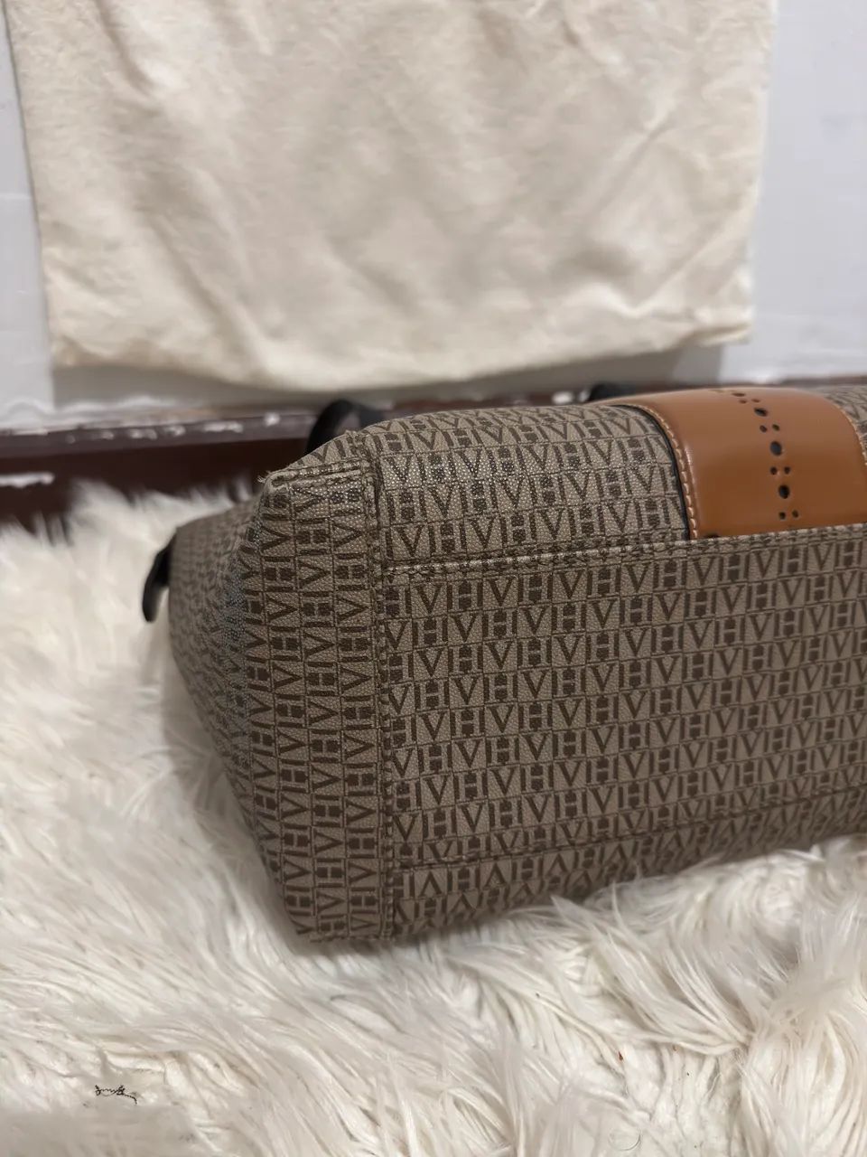 Bolsa Victor hugo marrom  - Foto 5