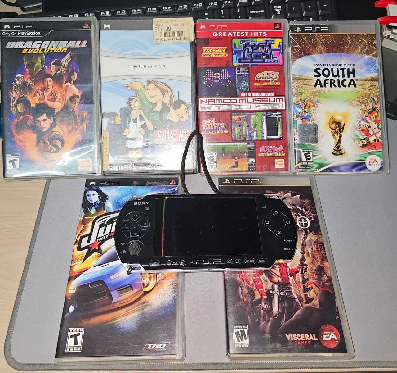 Psp 3000 com 6 jogos