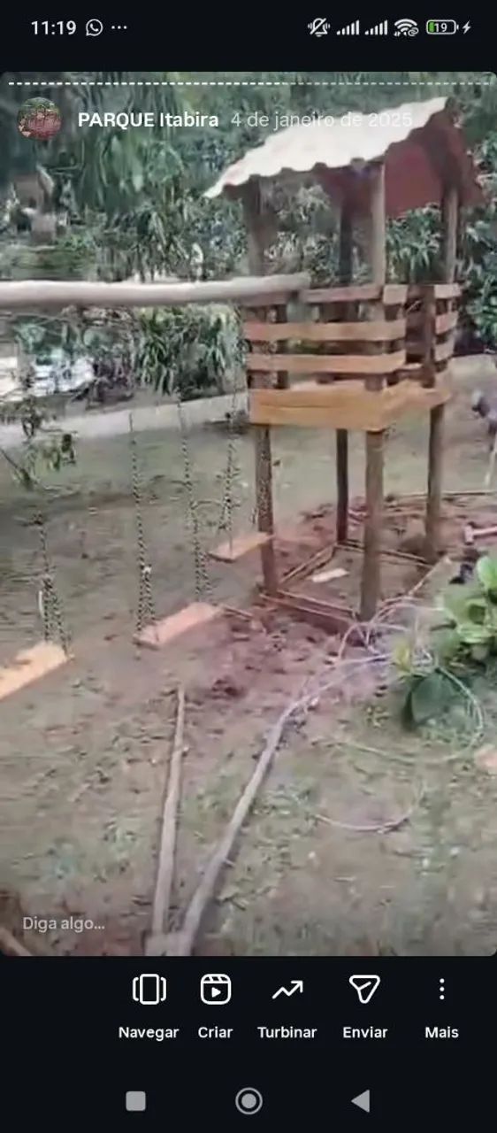  fazemos playground de pallet com base de eucalipto - Foto 4