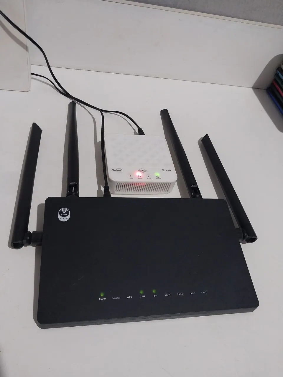 Roteador Zte Zxhn H199a Dual Band - Kit 30 Peças - Conectividade e
