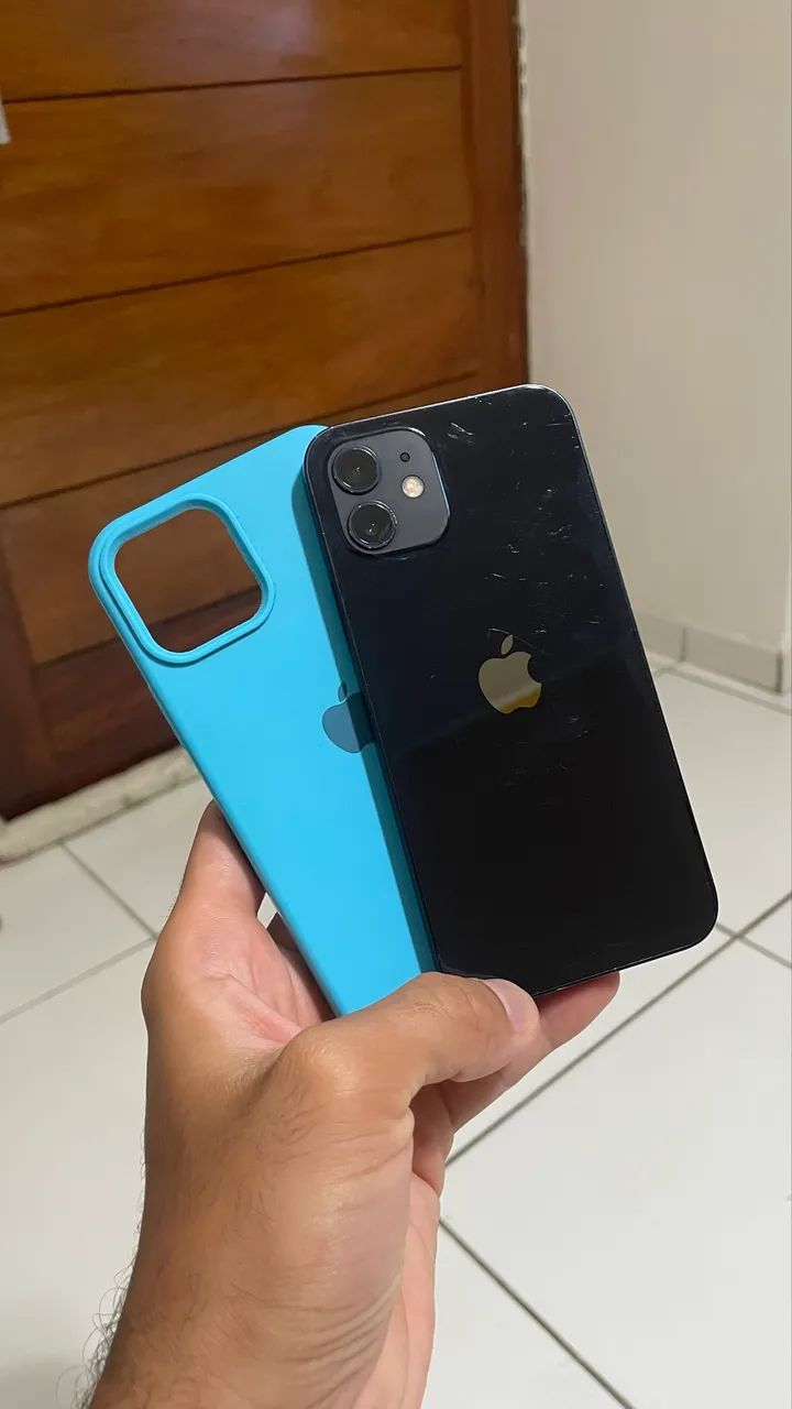 iPhone 12 64gb preto, todo original - Celulares e Smartphones