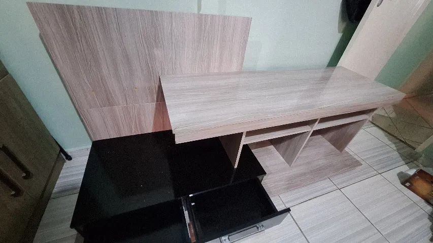Rack com Painel para TV 1,83m - 2 Gavetas e Nichos - Foto 2
