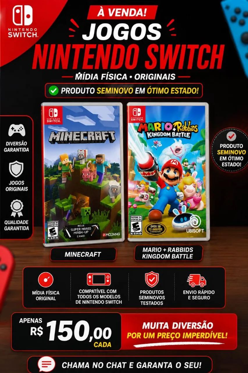 Jogos Nintendo Switch 
