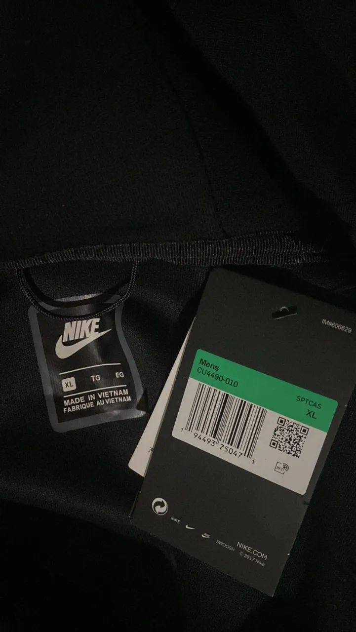 Blusa nike tech fleece preta m - Foto 4