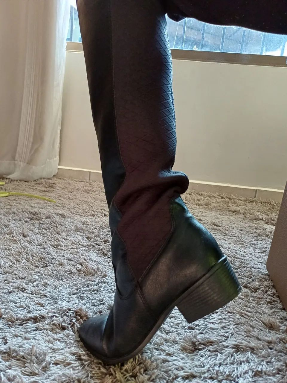 Bota feminina cano alto Via Marte (37) - Foto 4