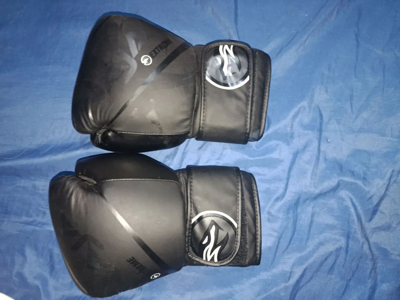 Kit luva e caneleira Boxe e muay Tay naja e bks - Foto 5