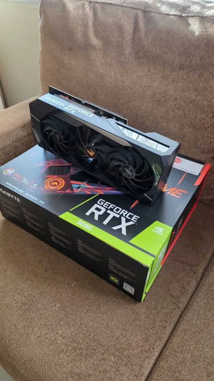 RTX 3080 GPU Placa de vídeo AORUS - Foto 2