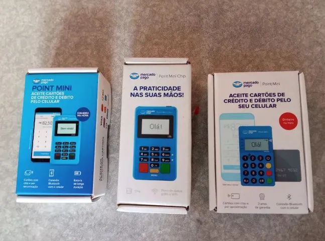 Máquina de cartão Point Mini kit 3 modelos
