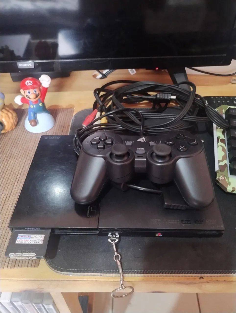 PS2 completo opl precisa só de reparos funciona normal 