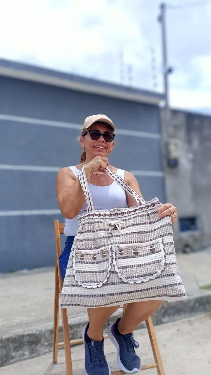 Bolsa em algodão original - Foto 6