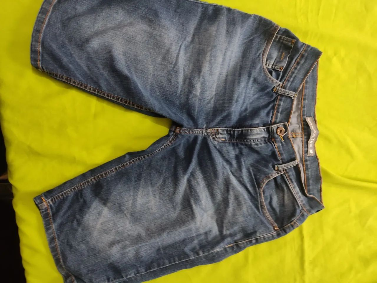 Bermuda masculina jeans 38 - Foto 2