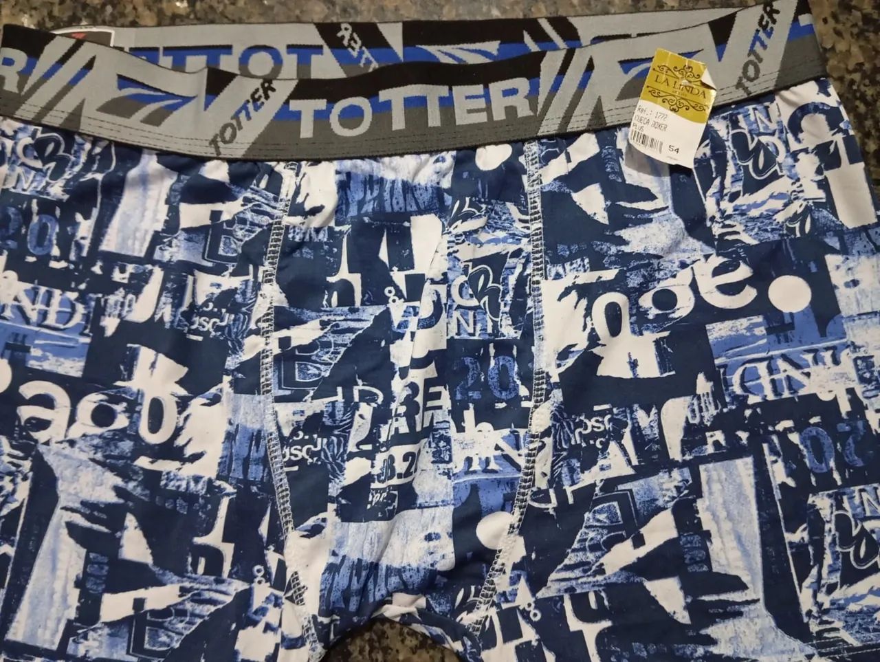 Cueca boxer plus - Tamanho 54 - Marca Totter