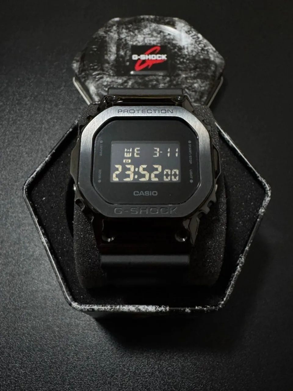 RELÓGIO CASIO G-SHOCK G-STEEL GM-5600UB-1 ORIGINAL - Foto 3