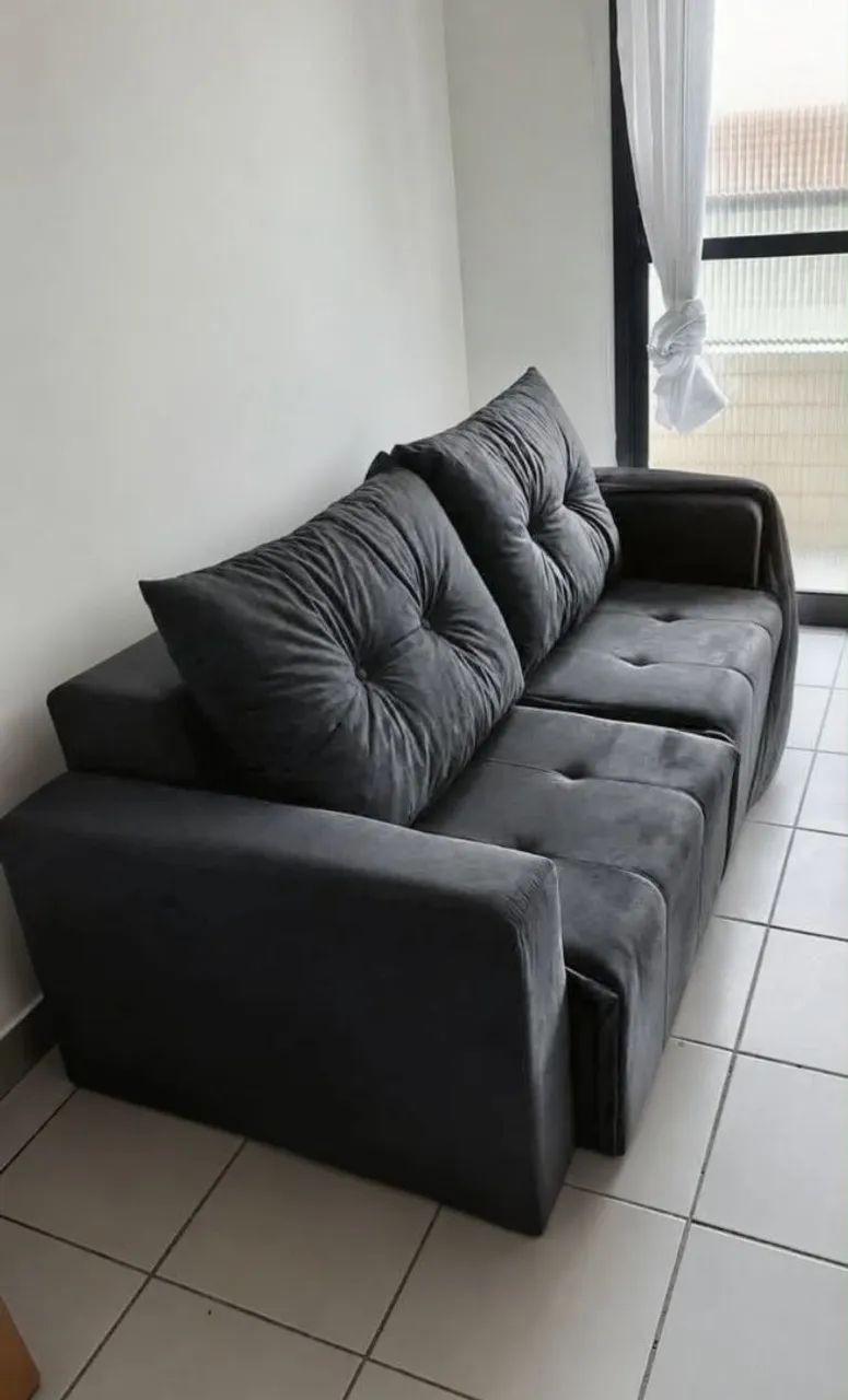 Vende - se sofá retrátil 2 lugares  - Foto 2