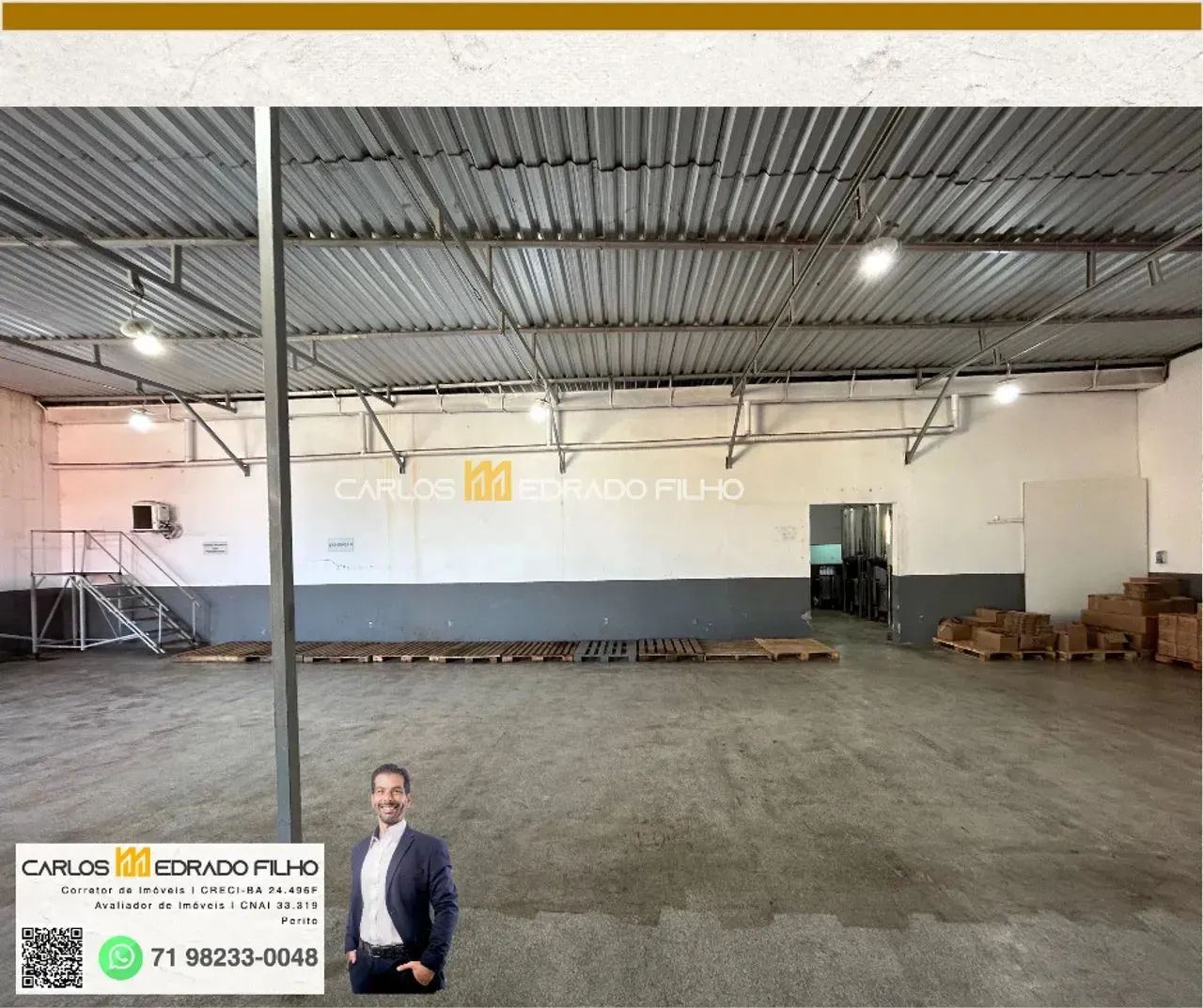 Galpão Logístico 1.050 m² com Mezanino Amplo  Fácil Acesso à CIA/Aeroporto - Lauro de Frei - Foto 8