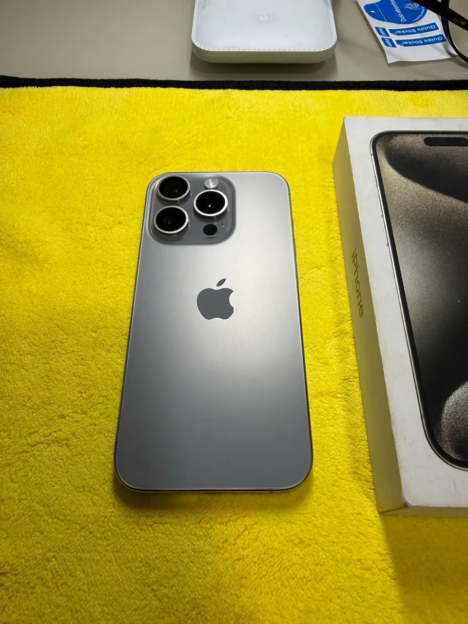 iPhone 15 Pro 256 GB - Natural Titânio - Celulares e Smartphones