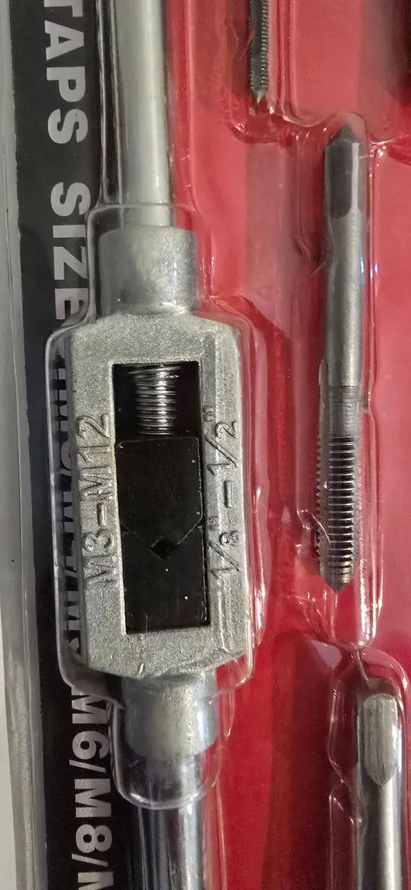 Kit abre rosca fêmea de 3 a 12mm