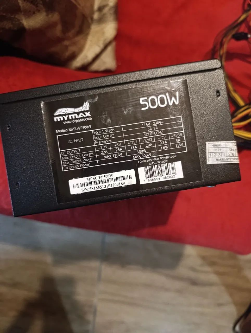 Fonte Mymax 500W MSPU/FP500W - Foto 3